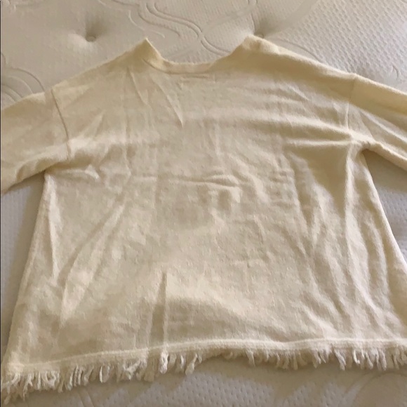 Cream Anthro Sweater NEVER BEEN WORN - Picture 5 of 5